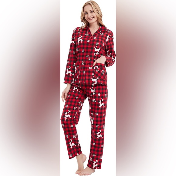 La Vie En Rose/EUC Christmas PJ Pajama - Picture 1 of 4